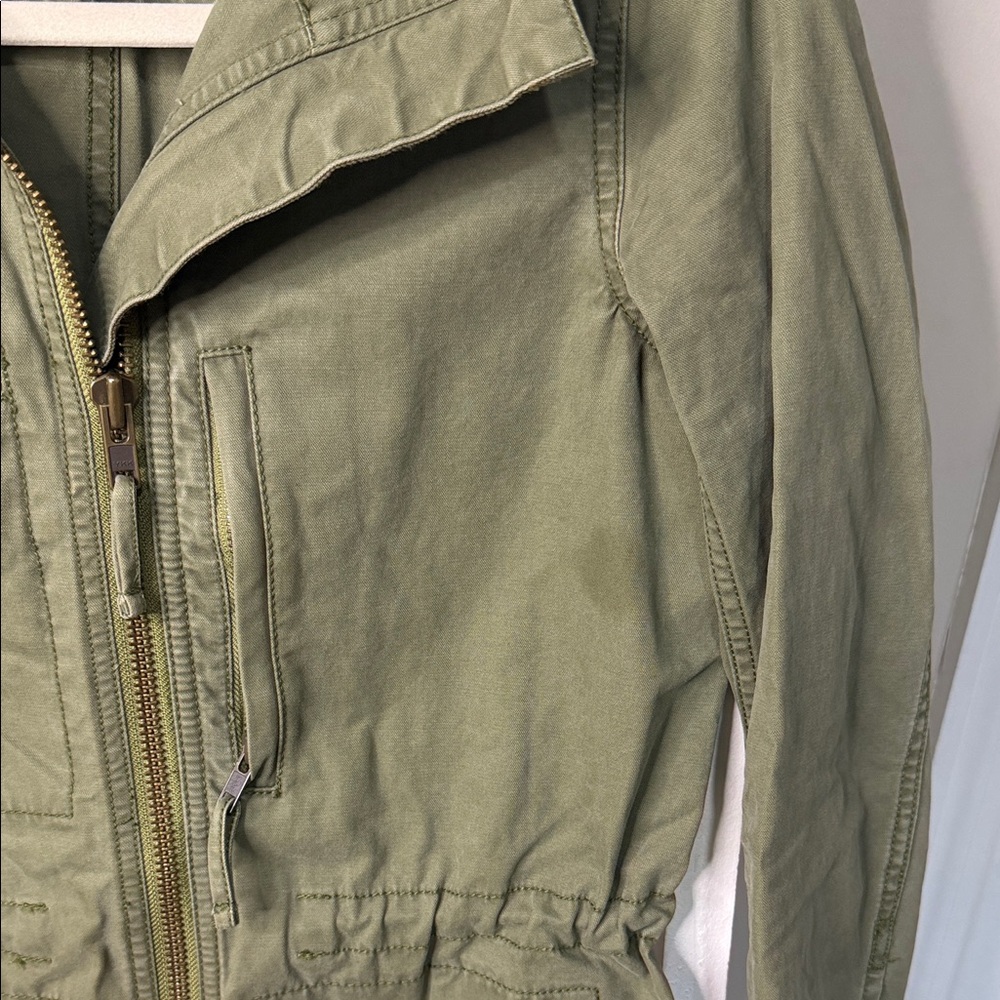 Madewell Army Green Utility Jacket - Picture 5 of 9